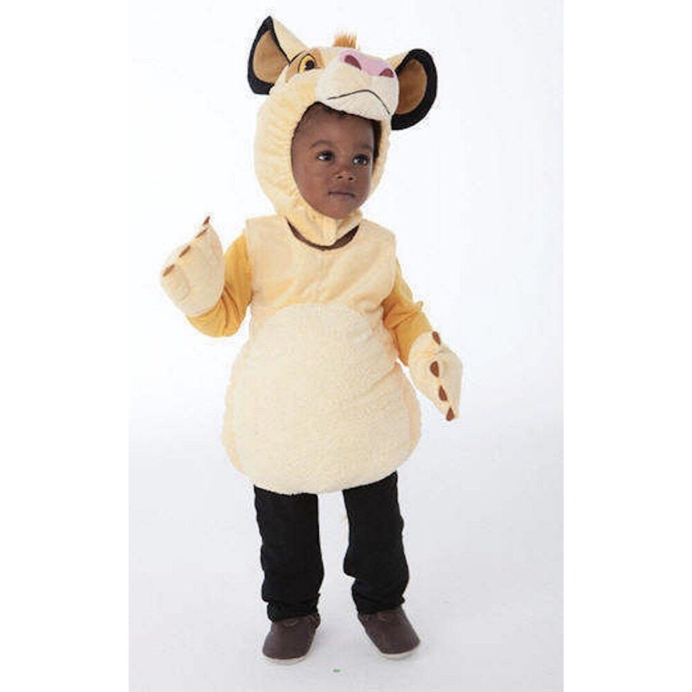 DISNEY STORE SIMBA LION KING PLUSH COSTUME BABY TODDLER SIZE 3T 3 YEARS RARE